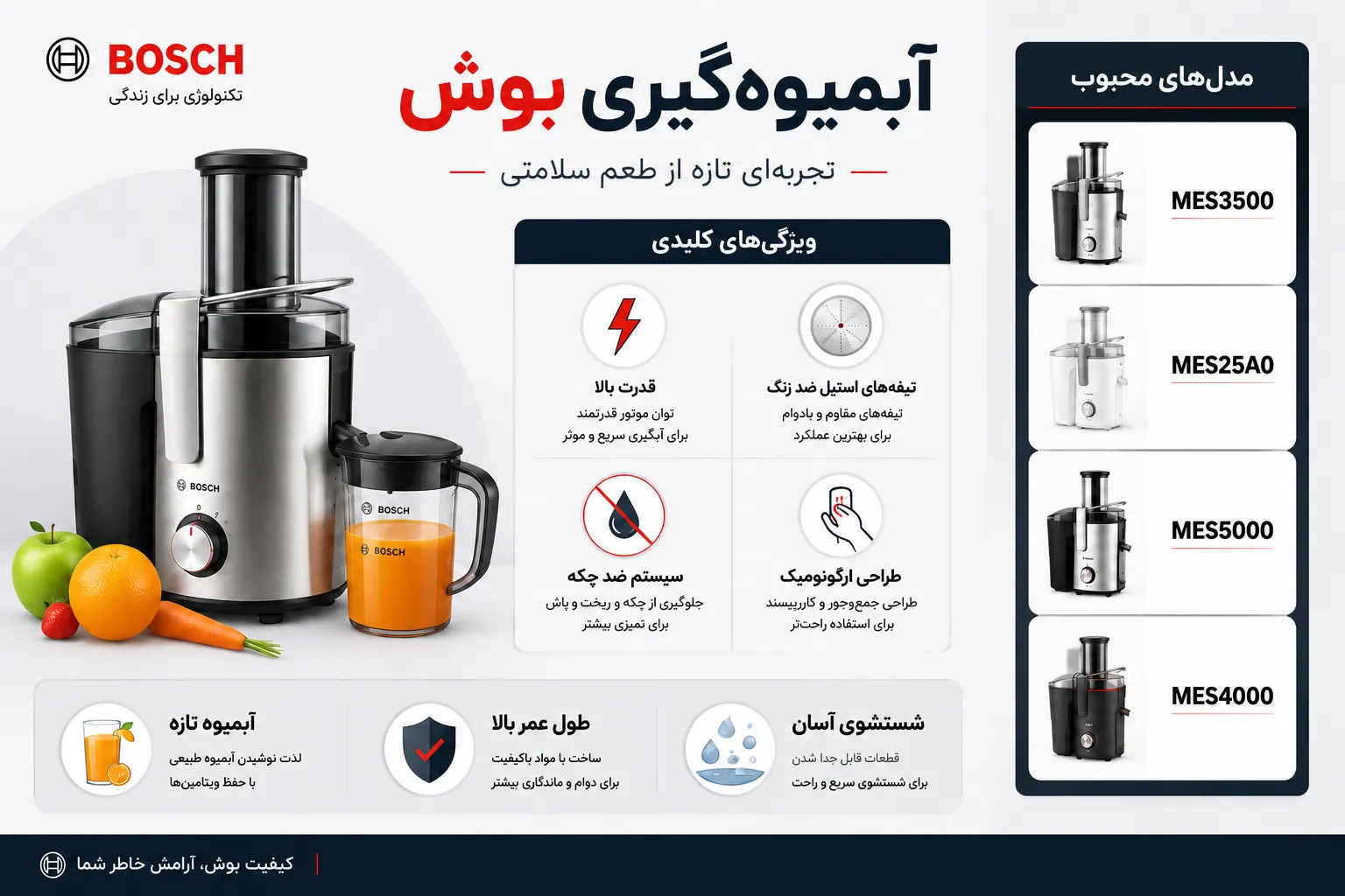 آبمیوه گیر بوش